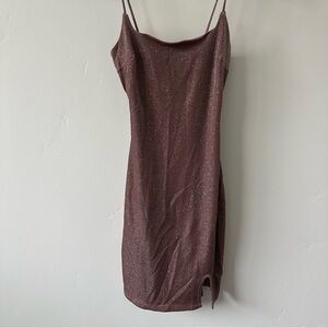 ✨ YTK GLARE Shimmer Slip Dress – Size Small  – Think Paris Hilton 2002 ✨